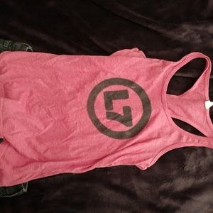 Authentic L7 pink racerback tank top
